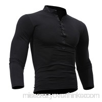MISYAA Tank Tops for Men Muscle White Shirt Breathable Undershirt Gym Long Sleeve Sweatshirt Masculinous Gift Mens Tops Black B07NCRT1RL